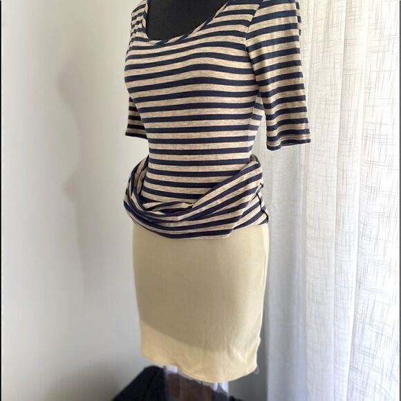 Velvet Torch Multi Color Striped Open Back Dress - Picture 11 of 11